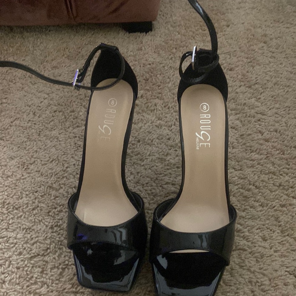 Black Platform Heels From Rainbow
